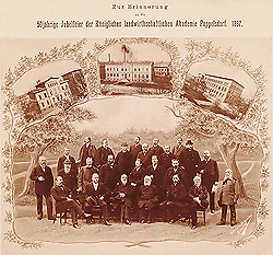 Lehrkörper der Landwirtschaftlichen Akademie Bonn-Poppelsdorf 1897