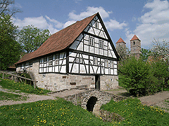 Hennebergisches Museum Kloster Veßra, Mühle im Jahr 2006