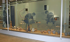 Römermuseum Haltern, Vitrine Töpferei